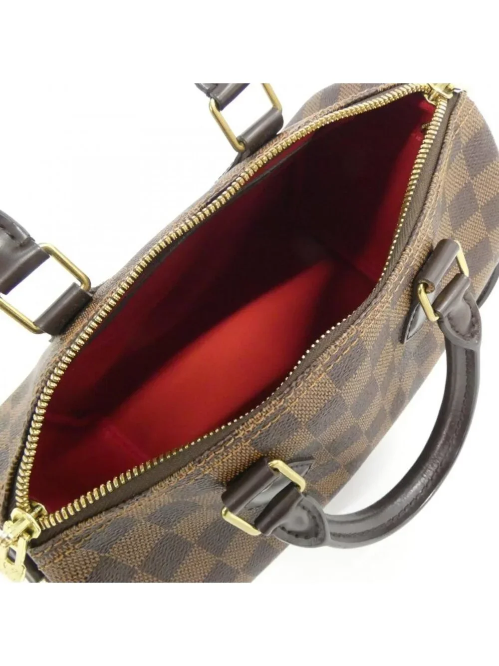 Louis Vuitton Damier Speedy Bandouliere 25 Boston Bag